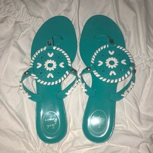 Turquoise Jack Roger Jellies